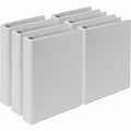 Samsill View Binder, White, 5 1/2" Width x 8 1/2" Length, 1 Carton, SAMMP28507