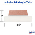 Avery UltraTabs Repositionable Margin Tabs, Copper, 1 Pack, AVE74786