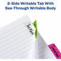 Avery UltraTabs Repositionable Margin Tabs, Neon Yellow, 48 / Pack, AVE74865