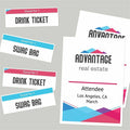 Avery Vertical Name Badge and Ticket Insertsfor Laser and Inkjet Printers, White, 1 Box, AVE8522