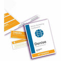 Avery Vertical Name Badge and Ticket Insertsfor Laser and Inkjet Printers, White, 1 Box, AVE8522