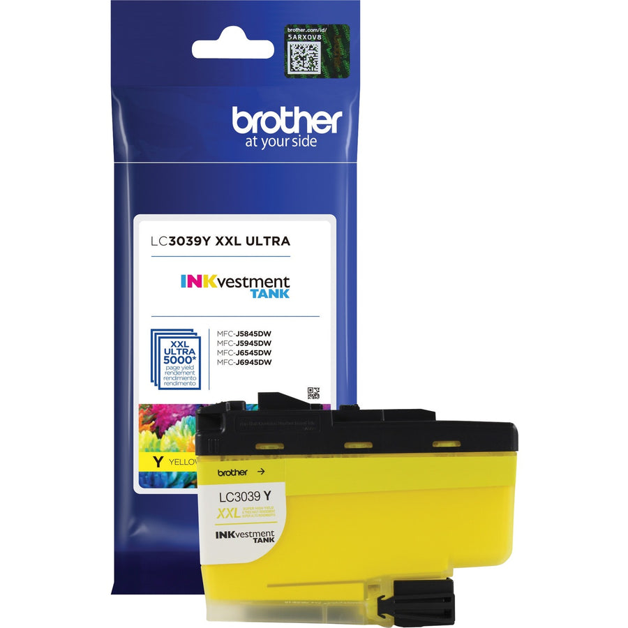 Brother INKvestment Original Ultra High Yield Inkjet Ink Cartridge - Single Pack - Yellow -, /BX 5BX/PK 4PK/CT — view 1
