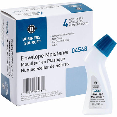Business Source Envelope Moistener, Blue, 4 / Pack, BSN04548
