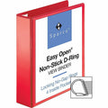 Business Source Red D-ring Binder, 8 1/2" Width x 11" Length, BSN26981