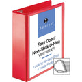 Business Source Red D-ring Binder, 8 1/2" Width x 11" Length, BSN26982