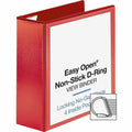 Business Source Red D-ring Binder, BSN26983