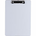 Business Source Aluminum Clipboard, Silver, 8 1/2" Width x 11" Length, BSN49261