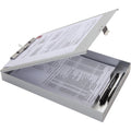 Business Source Storage Clipboard, Silver, 8 1/2" Width x 11" Length, BSN49262
