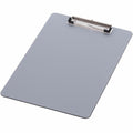 Business Source Plastic Clipboard, Silver, 8 1/2" Width x 11" Length, BSN49265