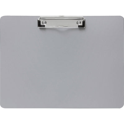 Business Source Landscape Plastic Clipboard, Silver, 8 1/2" Width x 11" Length, 24EA/CT — view 1
