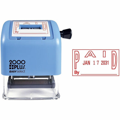 Consolidated Stamp Cosco 2000 Plus Self-inking Date Stamp, COS011093