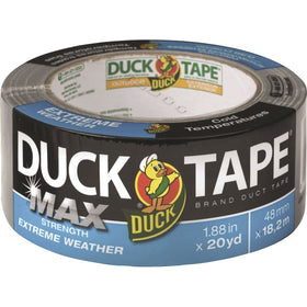 Shurtech Duck MAX Strength Weather Duct Tape, Silver, DUC241635