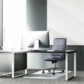Floortex Heavy-Duty Glass Chair Mat for Hard Floors & Carpets - 48" x 60", Crystal Clear, FLR124860EG