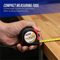 Genuine Joe Tape Measure, Black, GJO11972