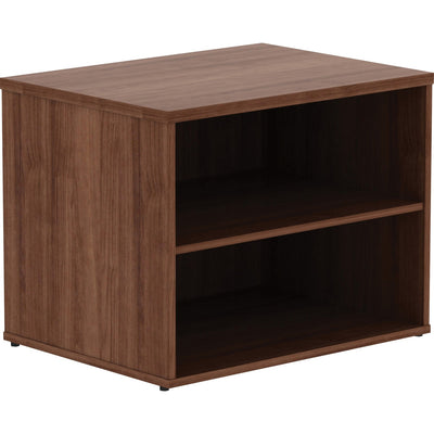 Lorell Relevance Series Storage Cabinet Credenza w/No Doors, Brown, LLR16232