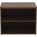 Lorell Relevance Series Storage Cabinet Credenza w/No Doors, Brown, LLR16232