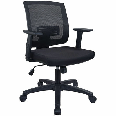 Lorell SOHO Mesh Mid-back Task Chair, /CT — view 1