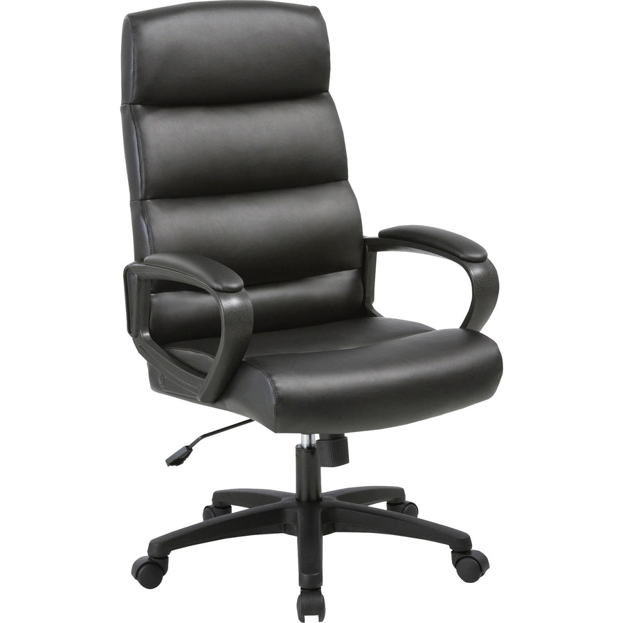 SOHO Colline High-Back Chair with Fixed Arms, 25.2" x 43.8", Tilt Tension, LLR41843