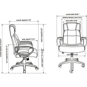 Lorell High-back Executive Chair, 1 Each