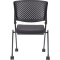 Lorell Upholstered Foldable Nesting Chairs, 2 / Carton, LLR41848