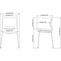 Lorell Arctic Series Stack Chairs, 2 / Carton, LLR42948