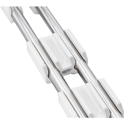 Lorell Stacking Chair Ganging Clips, White, 1 Pack, LLR42955
