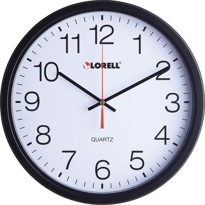 Lorell 12-1/2" Slimline Wall Clock, LLR61008