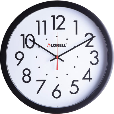 Lorell 14-1/2" Self-Set Wall Clock, LLR61009