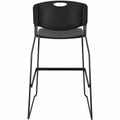 Lorell Heavy-duty Bistro Stack Chairs, 2 / Carton, LLR62535