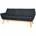 Lorell Quintessence Collection Sofa, Black, LLR68960
