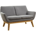Lorell Quintessence Collection Loveseat, Gray, LLR68962