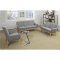Lorell Quintessence Collection Loveseat, Gray, LLR68962
