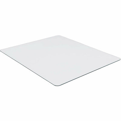 Lorell Tempered Glass Chairmat, Clear, LLR82834