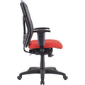 Lorell Premium Molded Tractor Seat For Ergomesh Frame, Red, LLR86214