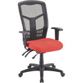 Lorell Premium Molded Tractor Seat For Ergomesh Frame, Red, LLR86214