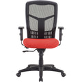 Lorell Premium Molded Tractor Seat For Ergomesh Frame, Red, LLR86214