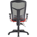 Lorell Premium Molded Tractor Seat For Ergomesh Frame, Red, LLR86214
