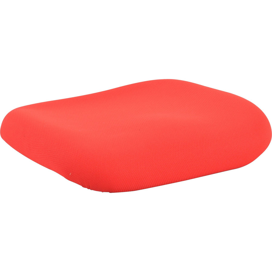Lorell Premium Molded Tractor Seat For Ergomesh Frame, 19.9" x 0.9", Red, Fabric, Upholstered, LLR86214