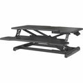 Lorell X-type Slim Desk Riser, Black, LLR99539