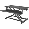 Lorell X-type Slim Desk Riser, Black, LLR99539
