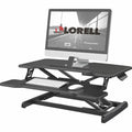Lorell X-type Slim Desk Riser, Black, LLR99539