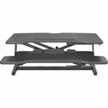 Lorell X-type Slim Desk Riser, Black, LLR99539