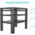 Lorell Height-Adjustable Monitor Riser, Black, LLR99991