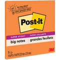 3M Post-it Super Sticky Big Note, Orange, MMMBN11O