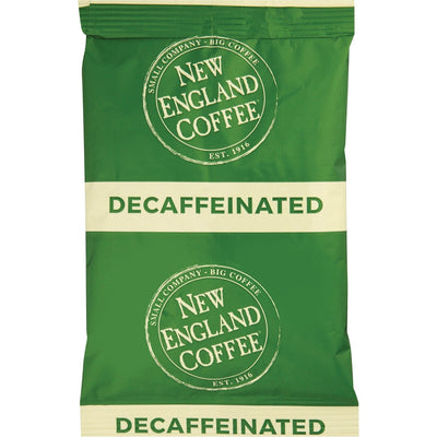 New England Tea & Coffee Company New England Coffee Portion Pack Decaf Breakfast Blend Coffee, 24 / Carton, NCF026160