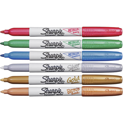 Newell Sharpie Metallic Permanent Marker, 6 / Set, SAN2029678