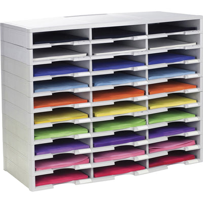 ERA Storex Stackable Literature Sorter, Gray, STX61418U01C
