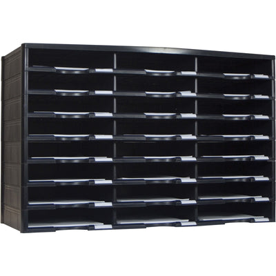 ERA Storex Stackable Literature Sorter, Black, STX61435U01C