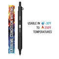 Zebra Steel 7 Series X-701 Retractable Ballpoint Pen, ZEB29811