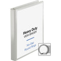 Business Source Heavy-duty View Binder, White, 8 1/2" Width x 11" Length, BSN19601